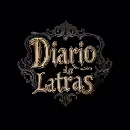diario do latras in gold text on black background