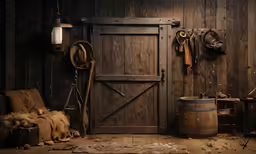 an old fashioned barn with some very rustic style