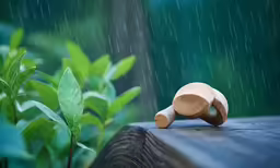 a toy that is laying down on a wood table