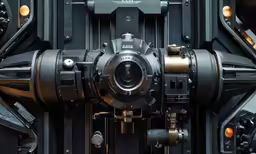 a close up view of some machinery in the process