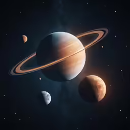 the planets in the sky with stars