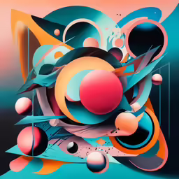 abstract painting by an unknown subject