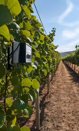 the vines are hanging off of the wires