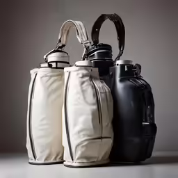 three growl kettles are on display against a neutral background