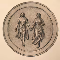 a vintage photo of two people holding hands