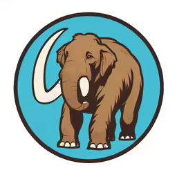 an elephant with a moon in the middle of it