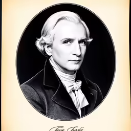 a portrait of an older man in black and white