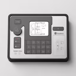 a remote control is seen on the wall