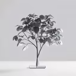 a plant that is placed inside a glass vase