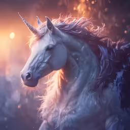 an intricately designed white horse, with long manes