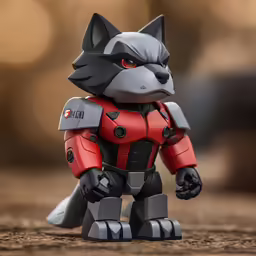 a small toy is being shown on the ground