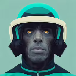 an image of a person wearing a helmet