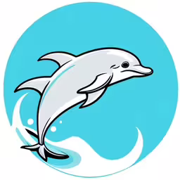 the dolphin is jumping out of the water,a dolphin jumping through the air with its mouth wide open