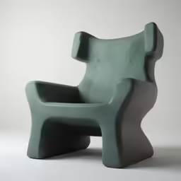 this chair is designed with rounded, rounded shapes