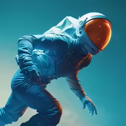 an image of a space suit and his helmet on