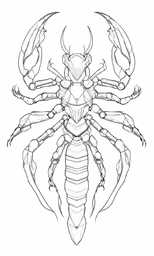 a scorpion bug that is very detailed