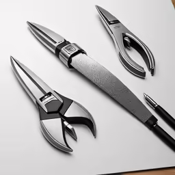 a few tools are laying on a sheet