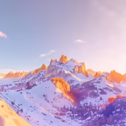 this photo looks like it was taken from a snowy mountain