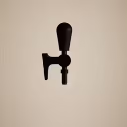 a tall wall mounted device sitting on the side of a wall