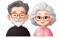 a man and woman are standing together