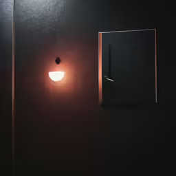 a dim light is in front of an open book