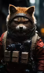 the large camera is sitting on the arm of the photographer