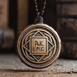 a locke that has some writing on it