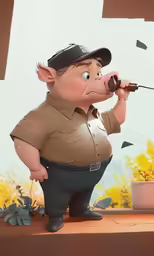 a boy holding a baseball bat in front of his face