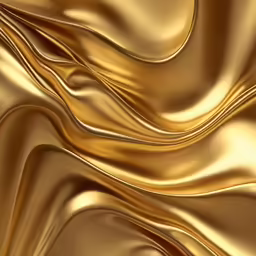 a golden silk texture that is smooth and wavy