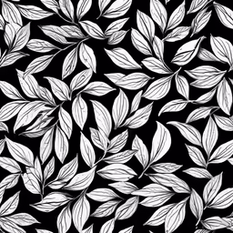 seamless leaf background design pattern