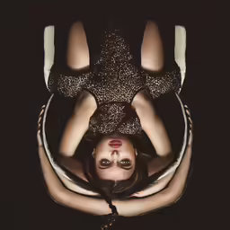 the woman is wearing very short legs in the photo