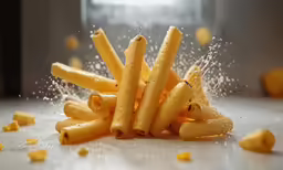 a pile of pennets being tossed by rain