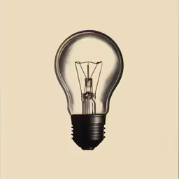 a drawing of a light bulb with no filamant inside