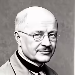 a man with glasses in a business suit and tie