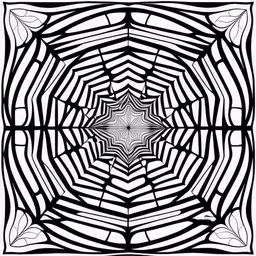 a black and white image of an abstract geometric design,a black and white photo of an abstract design