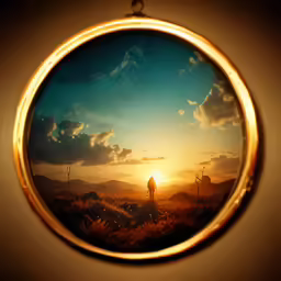 a reflection of a man standing in a mirror