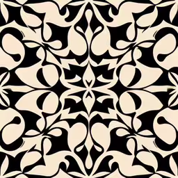 an artistic art nouveau background pattern in black and white,a black and white abstract design with large, wavy shapes,an abstract pattern made up of lines and curves,an abstract design with lines and curves,an art nouveau pattern in black and white