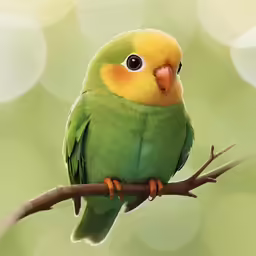 a parrot perched on top of a tree branch