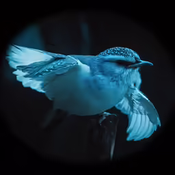 a close - up photo of a small bird perched on a stick