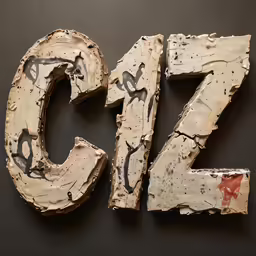 a number made up of letters is shown in this image