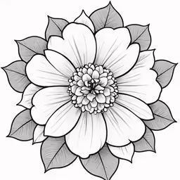 a black and white image of a flower