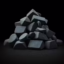 a pile of rocks that are stacked together