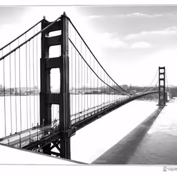 this is a photograph of the golden gate bridge