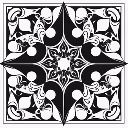 an art nouveau designed piece that looks like it has been drawn