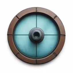 the center wheel is shown in black and tan