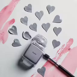 the paint is dripping on a white surface