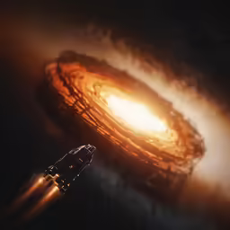 an artistic image of a very large object