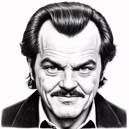 the face and hair on this drawing are very interesting