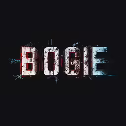 a white, red, and blue type of text with the word booze written in it