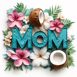 an image of a piece of food with flowers